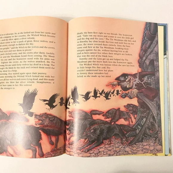 Vintage 1991 Wizard of Oz Jellybean Press Book by L Frank Baum - Picture 15 of 16